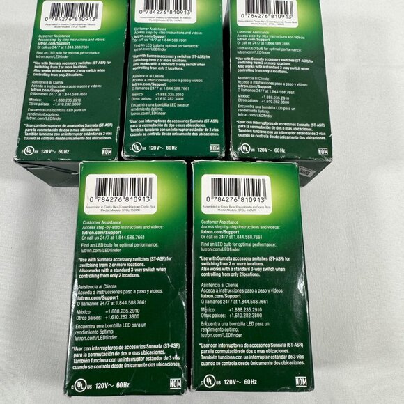(5pcs) Lutron Sunnata LED+ Touch Dimmer - White (STCL-153MH-WH) - Picture 2 of 2